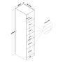 Hanah Home Armario BA204 - 4598 Blanco